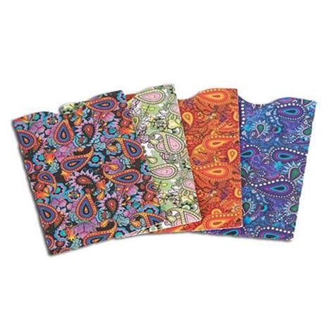 rfid paisley wallet with credit card sleeves|Paisley RFID Credit Card Sleeves .